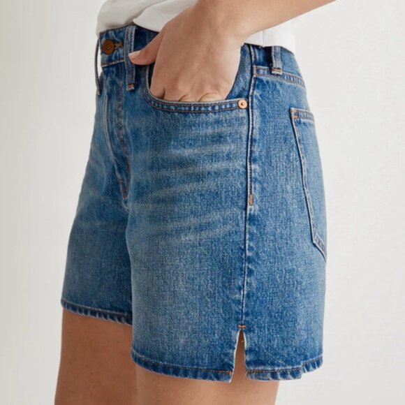 Madewell Pants - Madewell Relaxed Mid-Length Denim Women's Shorts 27
